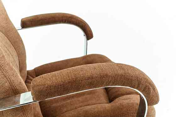 Офисное Кресло Руководителя Richman Alberto Misti Brown Хром М3 MultiBlock Коричневый Киев