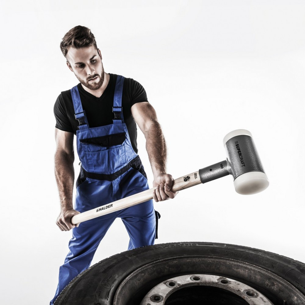 Кувалда безынерционная HALDER Supercraft 3366 с деревянной ручкой, Ø=100 мм, m=7050 г, І=1000 мм 3366.107 Одесса - изображение 5