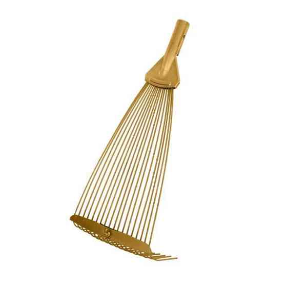 Граблі віялові, 18 круглих прутів, регульована ширина 30-50 см INTERTOOL FT-3006 Киев