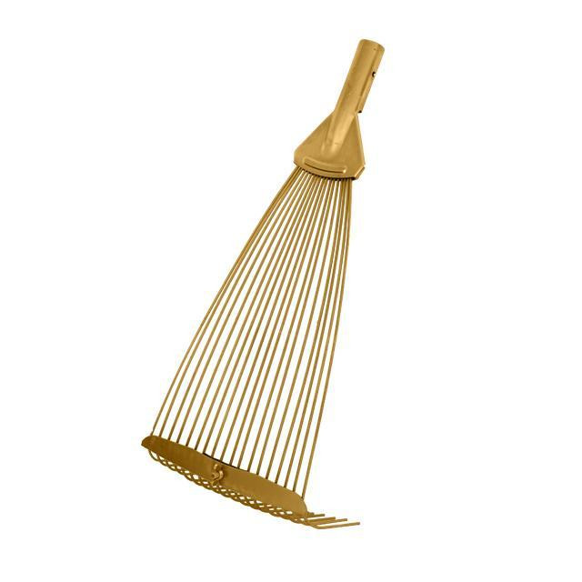 Граблі віялові, 18 круглих прутів, регульована ширина 30-50 см INTERTOOL FT-3006 Киев - изображение 2