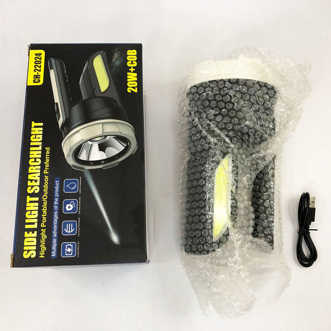 Ліхтарі для кемпінгу camping CH-22024-5W+COB, Ліхтарик світлодіодний для туриста, Ліхтар прожектор FK-50 Львів - фото 8