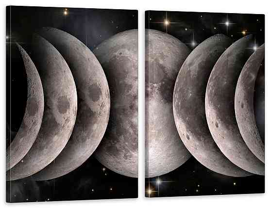 Модульная картина в гостиную / спальню  Місяць TLV-2_133 Киев