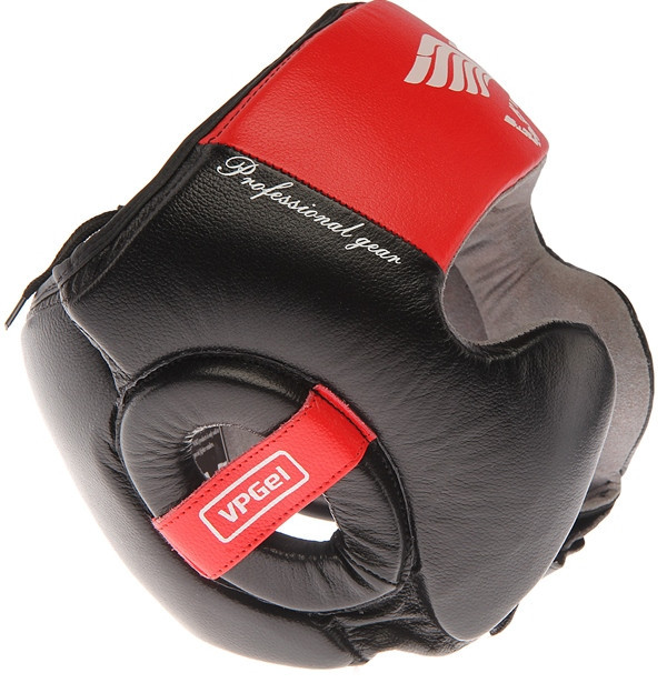 Боксерский шлем V'Noks Potente Red из натуральной кожи с защитой скул (размер XL) Киев - изображение 7