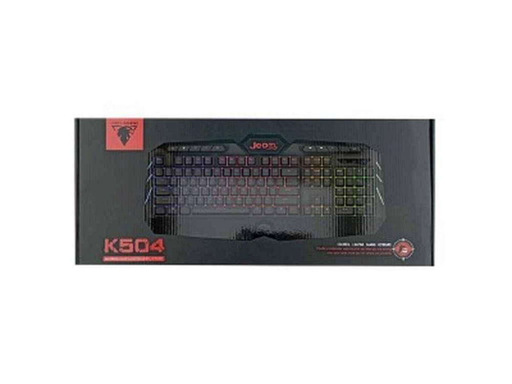 Клавиатура проводная K504 USB черный ТМ Jedel Киев - изображение 1