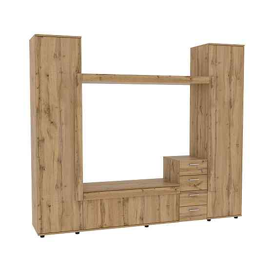 Стенка в гостиную под ТВ Эхо-2, Дуб Аппалачи, 2160х420х1850 Львов