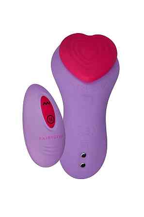 Вібратор у трусики FairyGasm HeartGem violet, на магніті, пульт ДК Sex Aura Київ