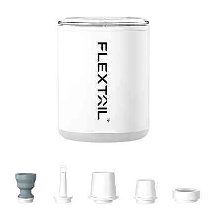 Кемпінговий насос-ліхтар Flextail Tiny Pump 2X з насадками (Білий) Київ
