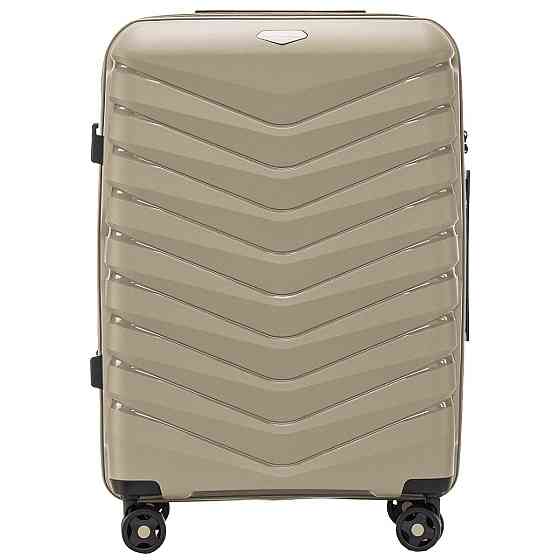 Валіза поліпропіленова WINGS PHX01 середня 65 см шампань Київ