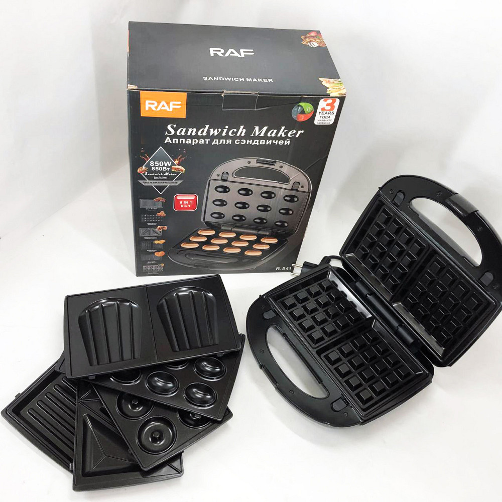 Гриль контактный бытовой, Вафельница гриль 4в1 Электрический с регулировкой ZY-51 Львов - изображение 19