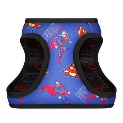 Шлей для собак WAUDOG Clothes мягкая с QR адресником "Сила Супермена" S2 (228-1079) Винница