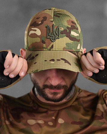 Бейсболка мужская тактическая мультикам patriot ВТ1073 Киев - изображение 7