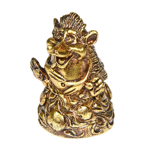 Дзвіночок бронзовий Їжак з яблуками Київ - фото 1