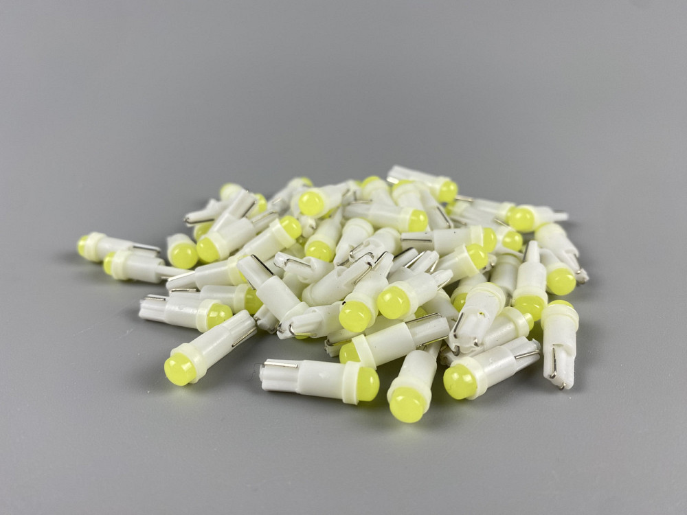 Лампа LED автомобільна робоча 12V COB chip цоколь Т5, освітлення панелі приладів Мукачево - фото 2