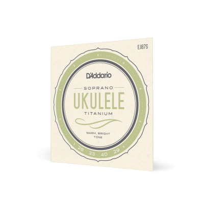 Струни для гітари D'Addario Titanium Ukulele Soprano (EJ87S) Вінниця - фото 2