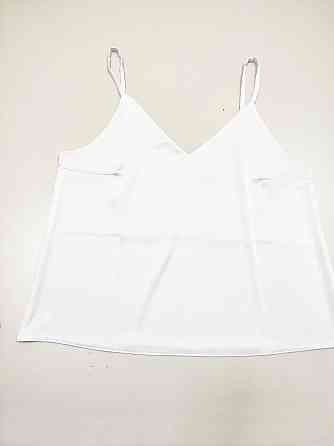 Базовая майка женская атлас Белый XS/S Харьков