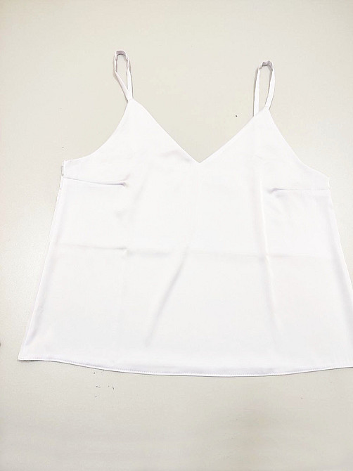 Базова майка жіноча атлас Білий XS/S Харків - фото 2