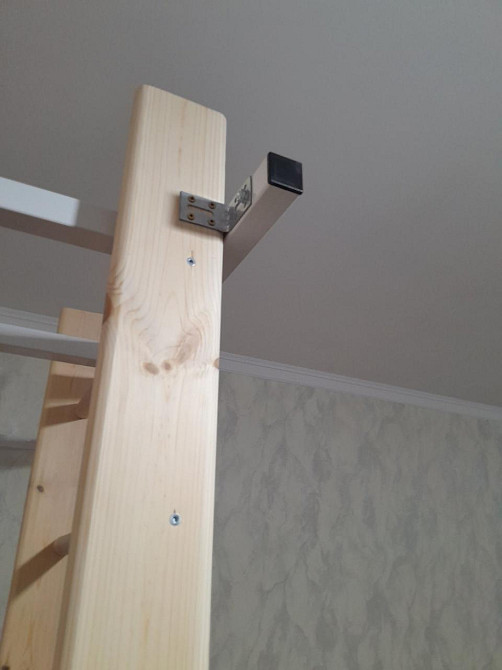 Шведська стінка Olimpic White спортивний дитячий куточок спорткомплекс з турником брусами для дітей тренажер Кам'янське - фото 9