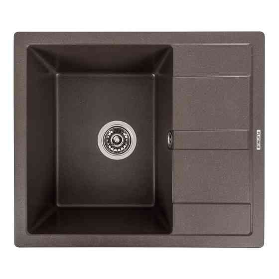PLATINUM Гранітна мийка для кухні Platinum 5851 ARIA матова Темна скеля Київ
