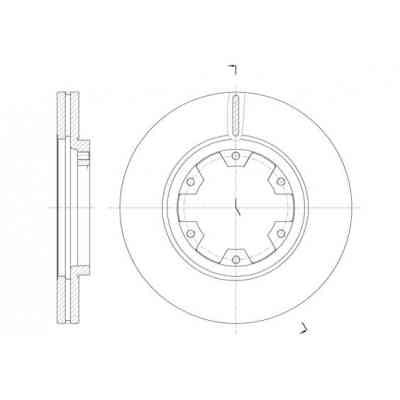 Тормозной диск REMSA 6466.10 Винница