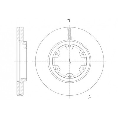 Тормозной диск REMSA 6466.10 Винница - изображение 1