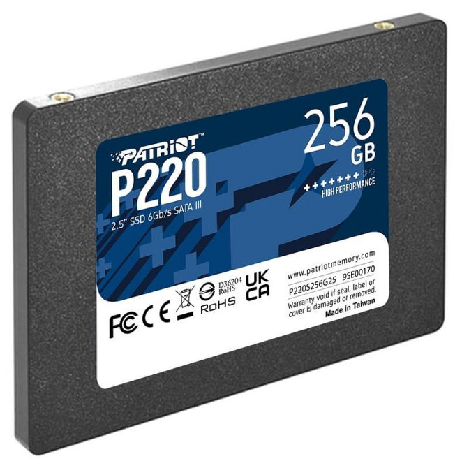 Накопичувач SSD Patriot P220 256GB 2.5" 7mm SATAIII Київ - фото 2