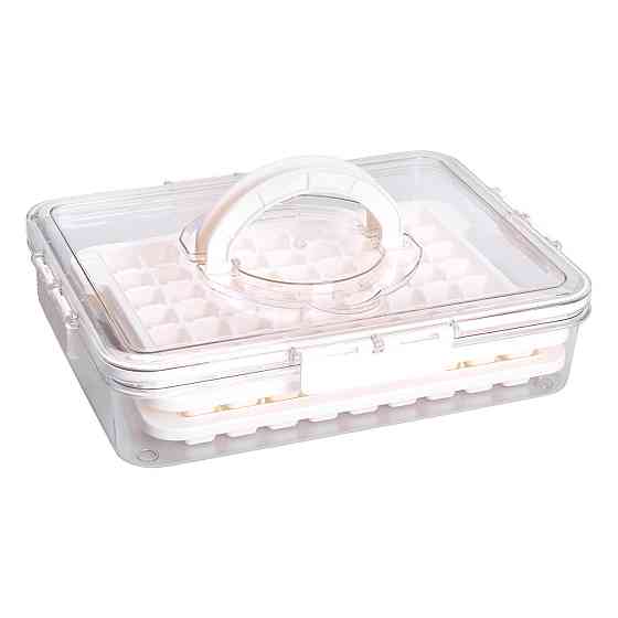 Контейнер для заморозки льоду 126 відсіків бежевий Київ