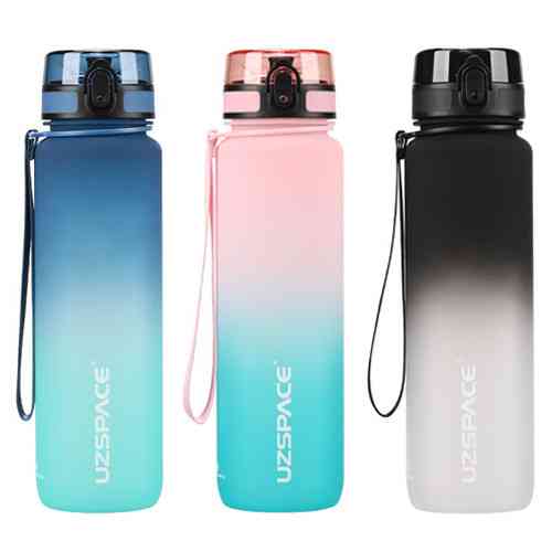 Спортивна фляга UZSPACE 1000 мл з ситечком і ремінцем Київ