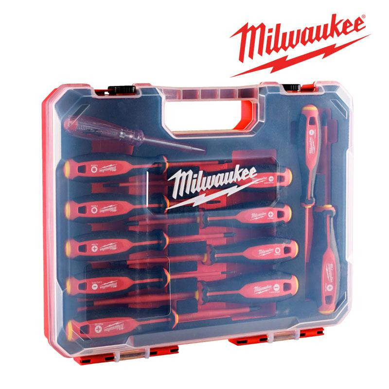 Набір ізольованих викруток 12 шт., MILWAUKEE 4932479095 Одеса - фото 1