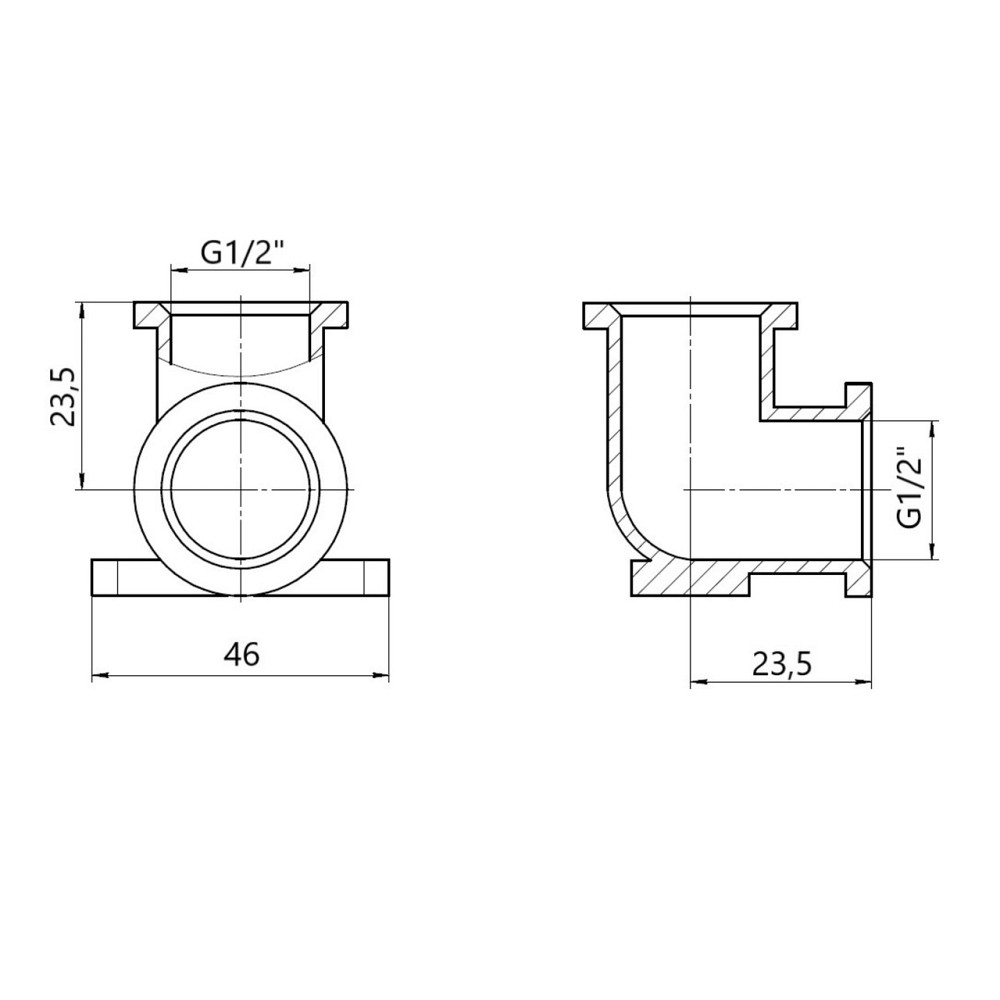 Кут Thermo Alliance Standart 1/2" ВР SD41815N Київ - фото 2