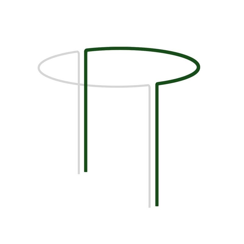 Опора для растений кольцевая 1/2 круга h35 ⌀40см Bradas, Польша Киев - изображение 1