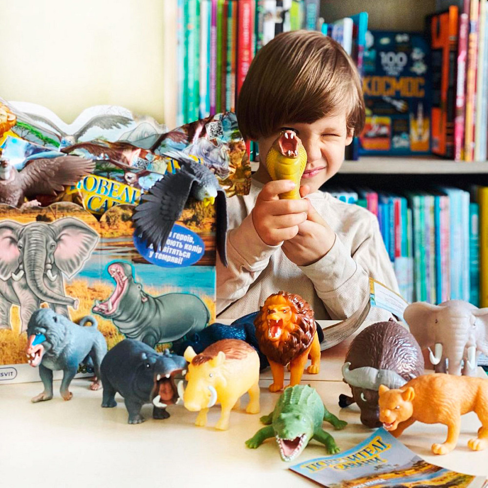 Стретч-іграшка у вигляді тварини – Повелителі савани Дніпро - фото 3