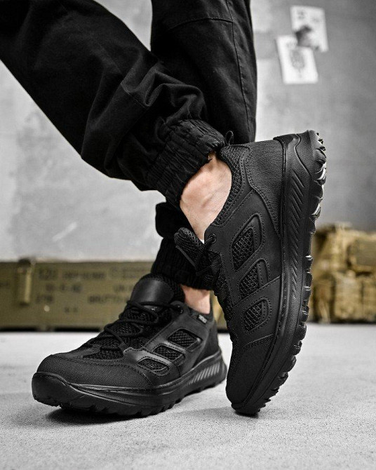 Літні тактичні кросівки PARTIOT чорні ДЛ6467 Одеса - фото 14