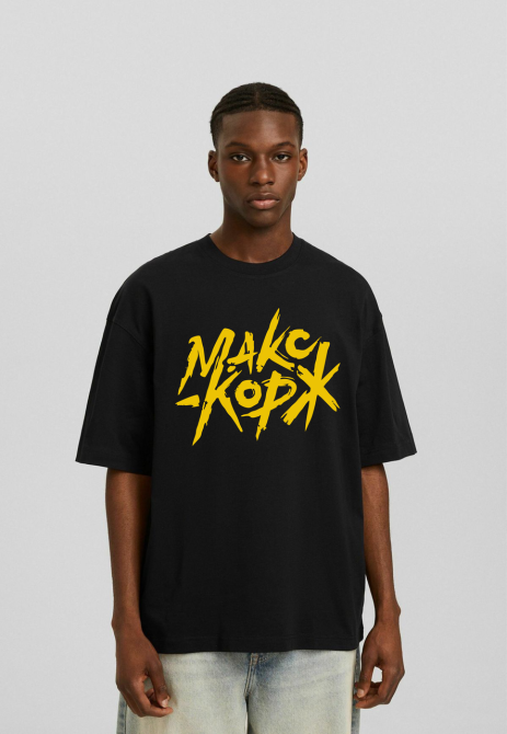 Оверсайз футболка «МАКС КОРЖ | BUCHAREST 23.05.2026» | Концертний streetwear мерч Чернівці - фото 2