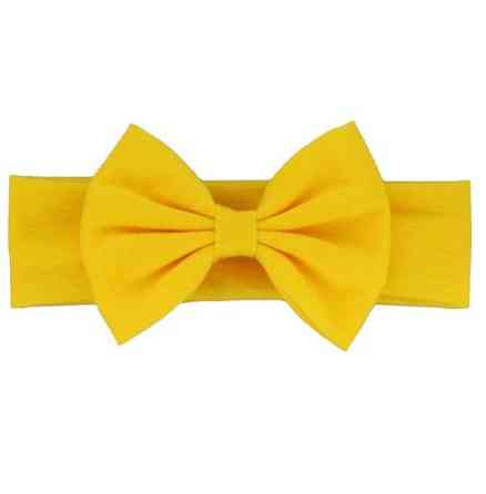 Пов'язка на голову дитяча широка для дівчинки one size жовтий Київ