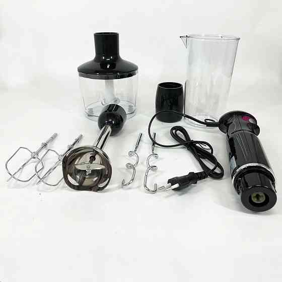 Блендер для крему і соусу, Занурювальний блендер з чашею Кухонний занурювальний з насадками XJ-38 Івано-Франківськ