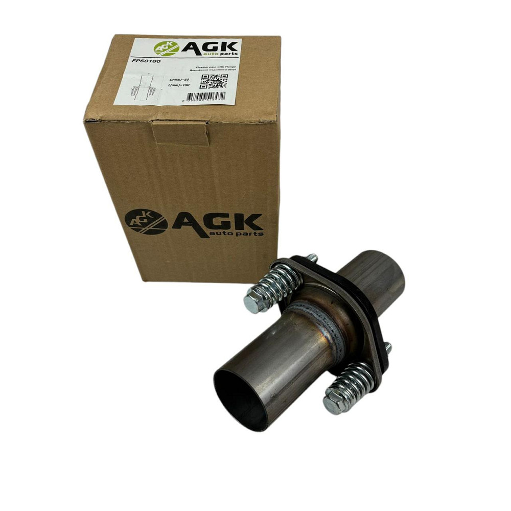 Фланець у зборі d50 мм демферний (фланці, прокладка, кріплення) нержавіюча сталь 409L Мукачево - фото 5