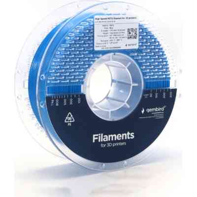 Пластик для 3D-принтера Gembird PETG High Speed, 1.75 мм, 1 кг, blue (3DP-PETG1.75HY-01-B) Вінниця