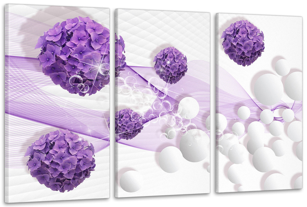 Модульная картина Цветы Абстракция  Art-5_3А 100x150 см Киев - изображение 1