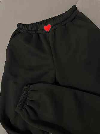 Жіночі базові теплі штани джогери трехнить на флісі Одеса