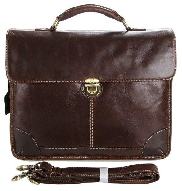 Сумка мужская для ноутбука Коричневая (Vintage) Киев - изображение 12