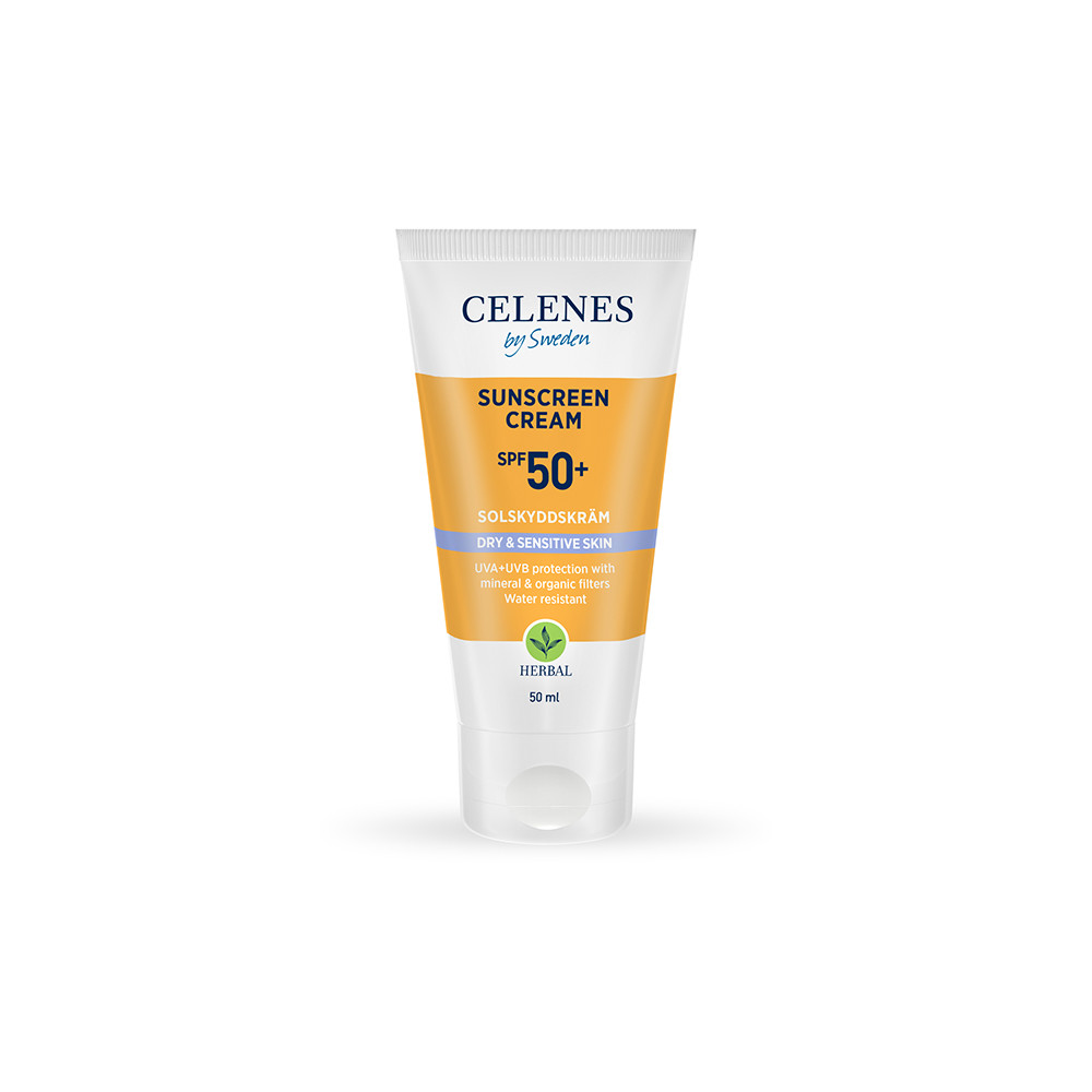 Солнцезащитный крем для сухой и чувствительной кожи SPF 50+ Celenes 50 мл Киев - изображение 1