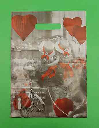 Пакеты с вырубной ручкой (24*35+3)