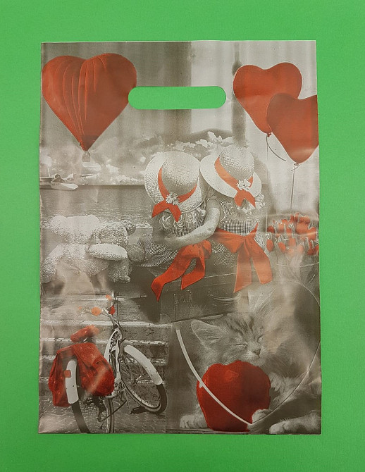 Пакеты с вырубной ручкой (24*35+3)