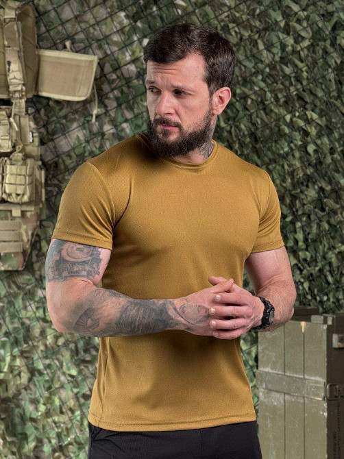 Тактична потовідвідна футболка Донецька зона coyot ДЛ7398 Одеса - фото 4