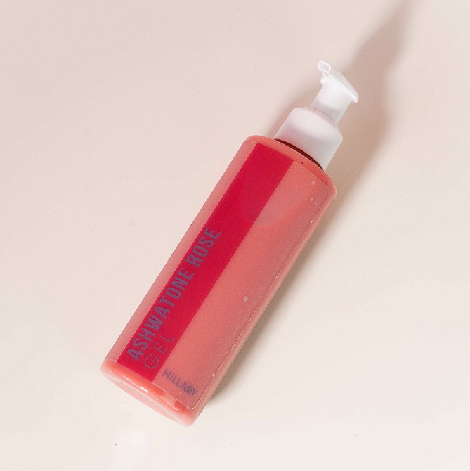 Гель-крем для тонусу та пружності шкіри з екстрактом Ашваганди AshwaTone Rose Gel Hillary 200 мл Київ - фото 8