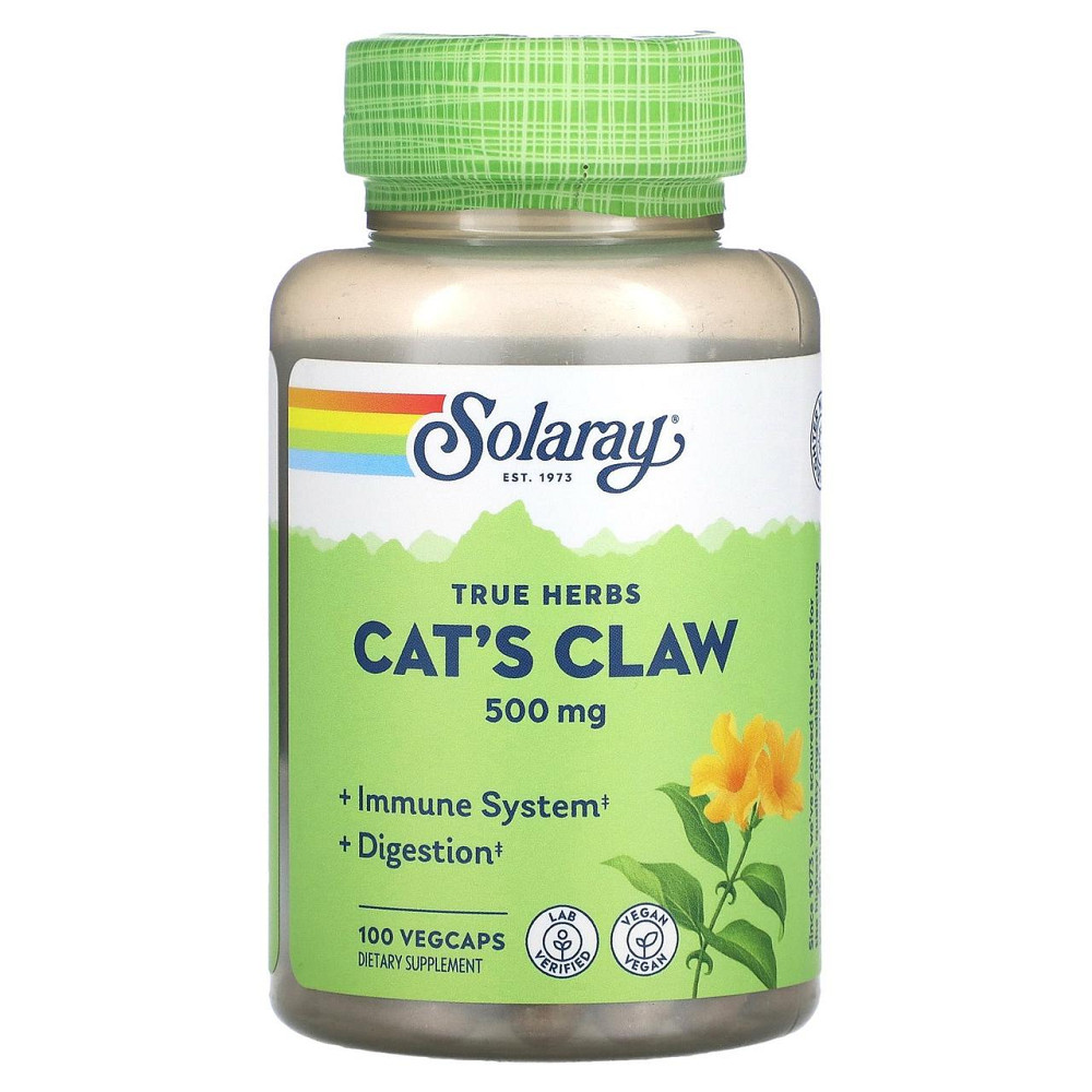 Котячий кіготь Solaray Cat's Claw 100 капс Київ - фото 1