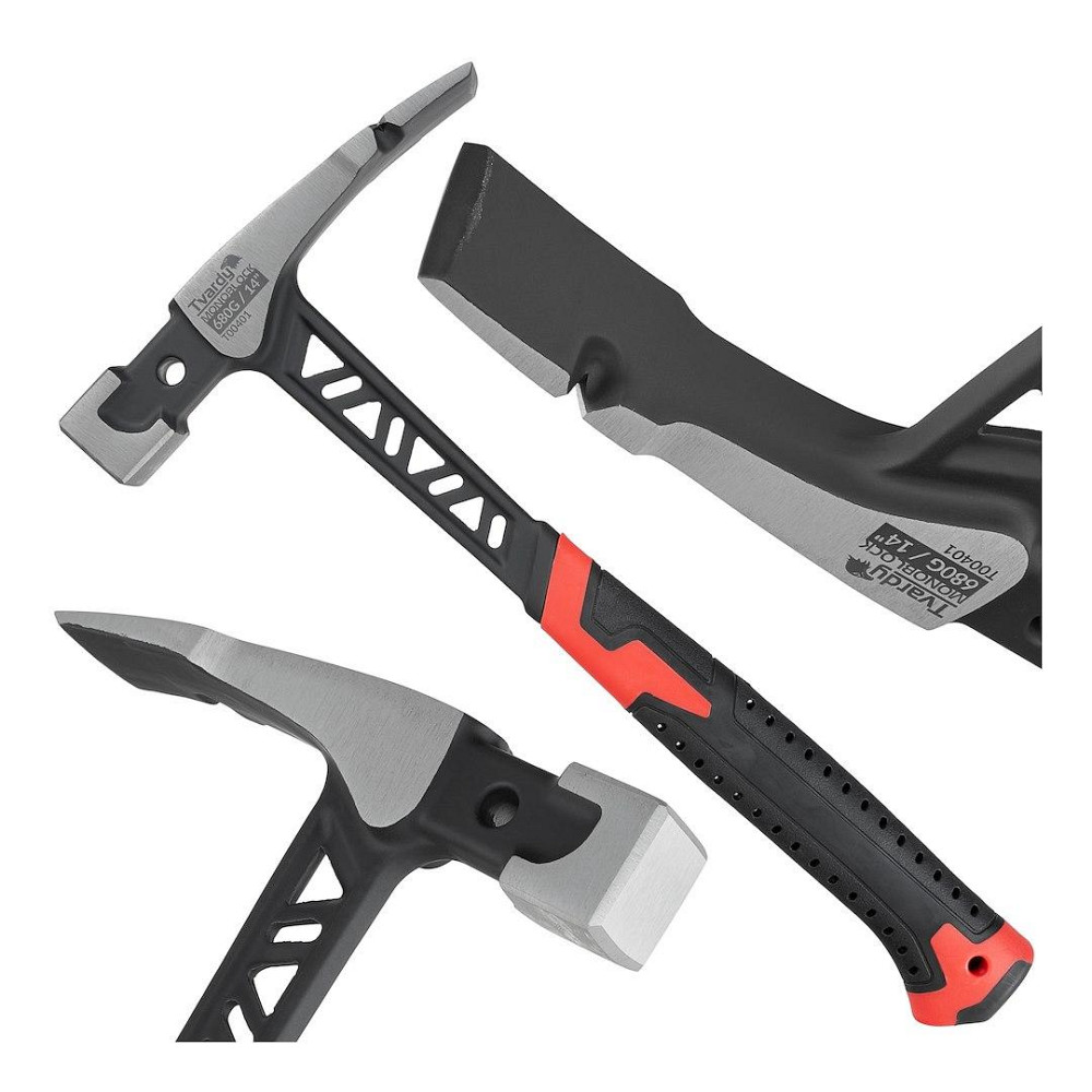 Молоток anti-shock (антивібраційний) MonoBlock "Tvardy" муляра 680 г Киев - изображение 1