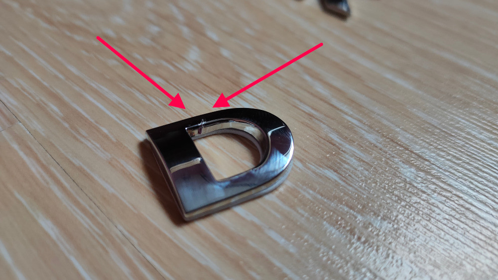 Металлические буквы Q .K .D на кузов авто не ржаве Киев - изображение 4