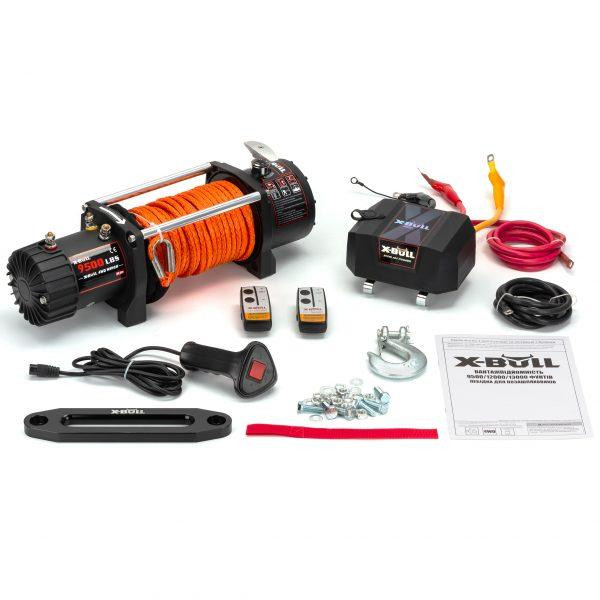 X-BULL 9500LBS Лебідка з синтетичною мотузкою Киев - изображение 2