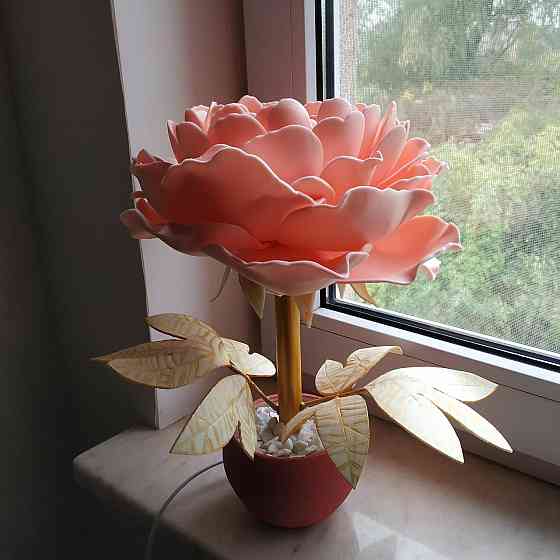 Світильник-нічник "Півонія Рожеві мрії" Дніпро